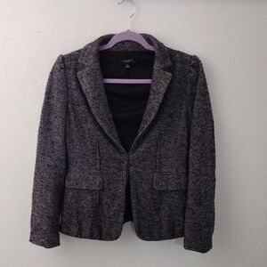 Ann Taylor Black Blazer Professional Suit Jacket
